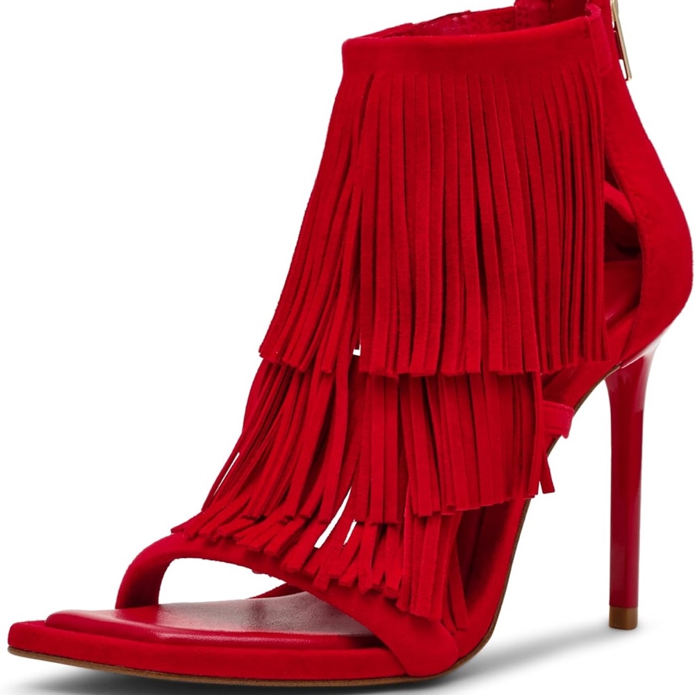 NIB STEVE MADDEN FRINGZY HEELS❤️